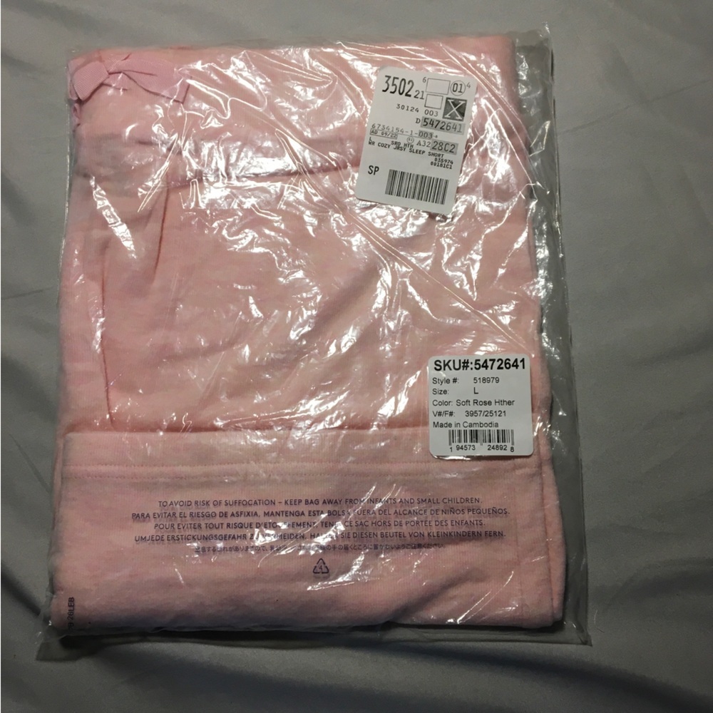 Lands End Cozy Jersey Sleep Shorts Brand New! - Picture 2 of 4